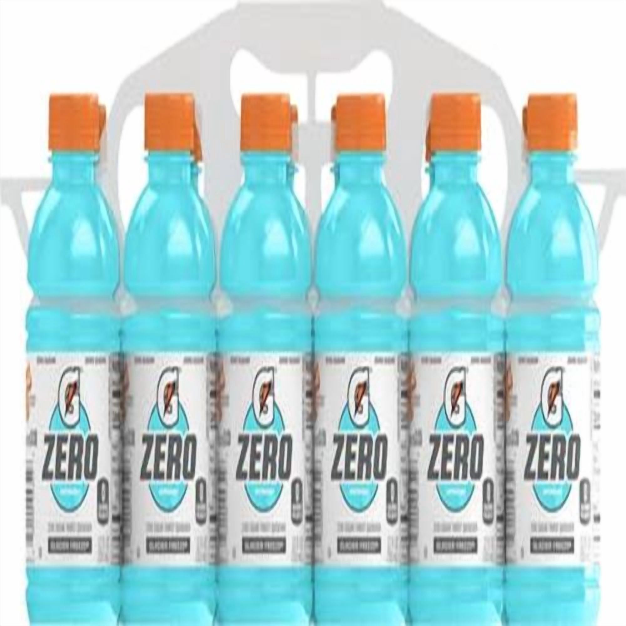 Gatorade Thirst Quencher Zero Sugar Sports Drink, Glacier Freeze, 12Oz Bottles, 12 Pack, Electrolytes For Rehydration - Pack of 2