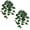 Green, variant on 2 Pack Artifitial 18" Devil's Ivy Golden Pothos , Potted for Office Bedroom Indoor Outdoor Decor