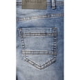 thumbnail image 4 of CULTURA AZURE  Big Boy's Roll-Up Denim Shorts 2-Pack, Medium Blue/Tint, 14, 4 of 8