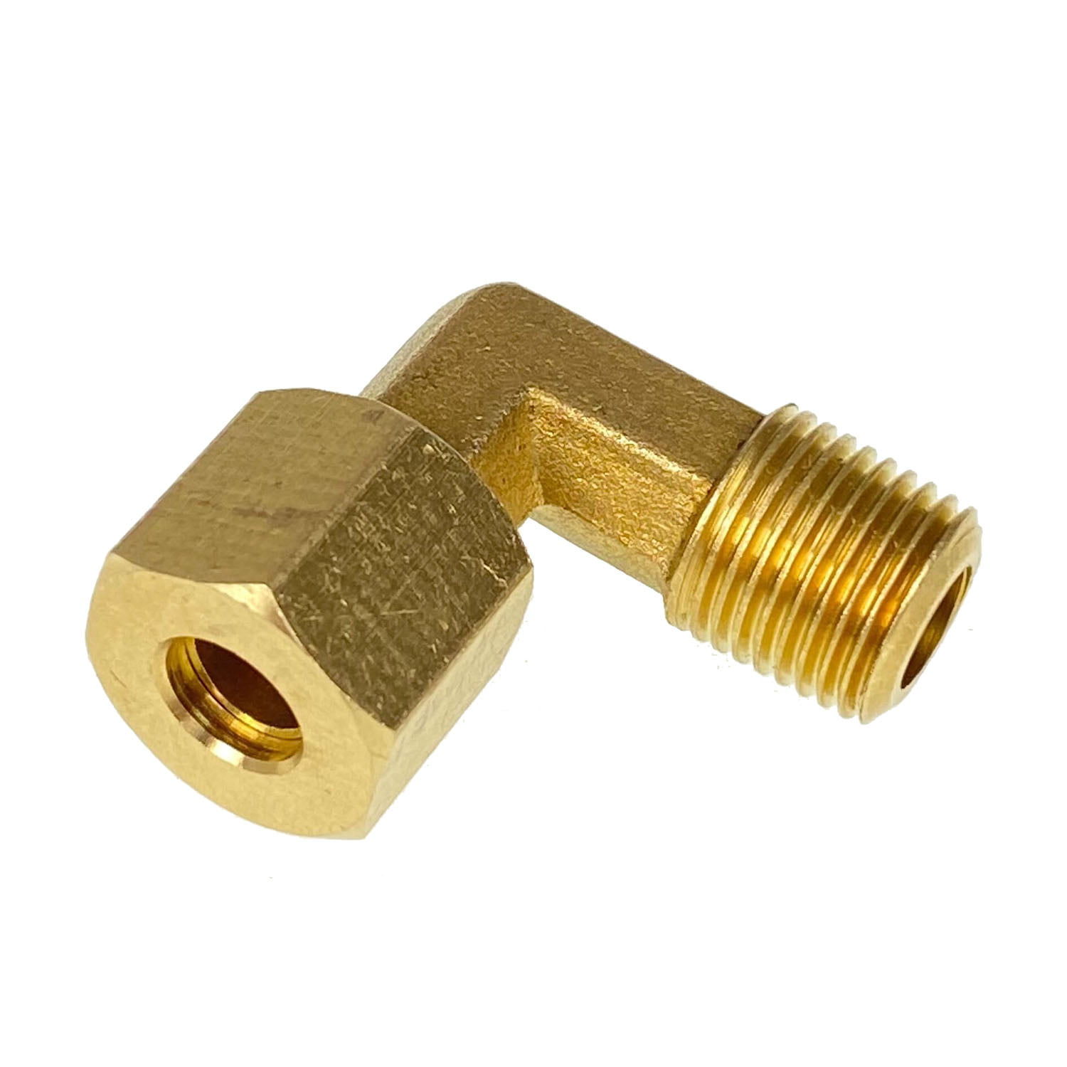 Generic Brass Pipe 1/8 Male x 1/8 Female NPT Adapter Fuel Gas Air pack of 5 