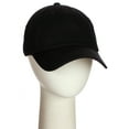 thumbnail image 4 of D&I Plain Dad Hat 100% Cotton Unstructured Hat Unisex Strap Cap - 2Pk - Black Charcoal, 4 of 9