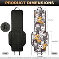 thumbnail image 7 of CHAQLIN Cats Pattern Non-Slip Front Seat Covers for Truck, Quilted Padded Fabric Dustproof Car Front Seat Covers Quilted Front Seats, 7 of 7