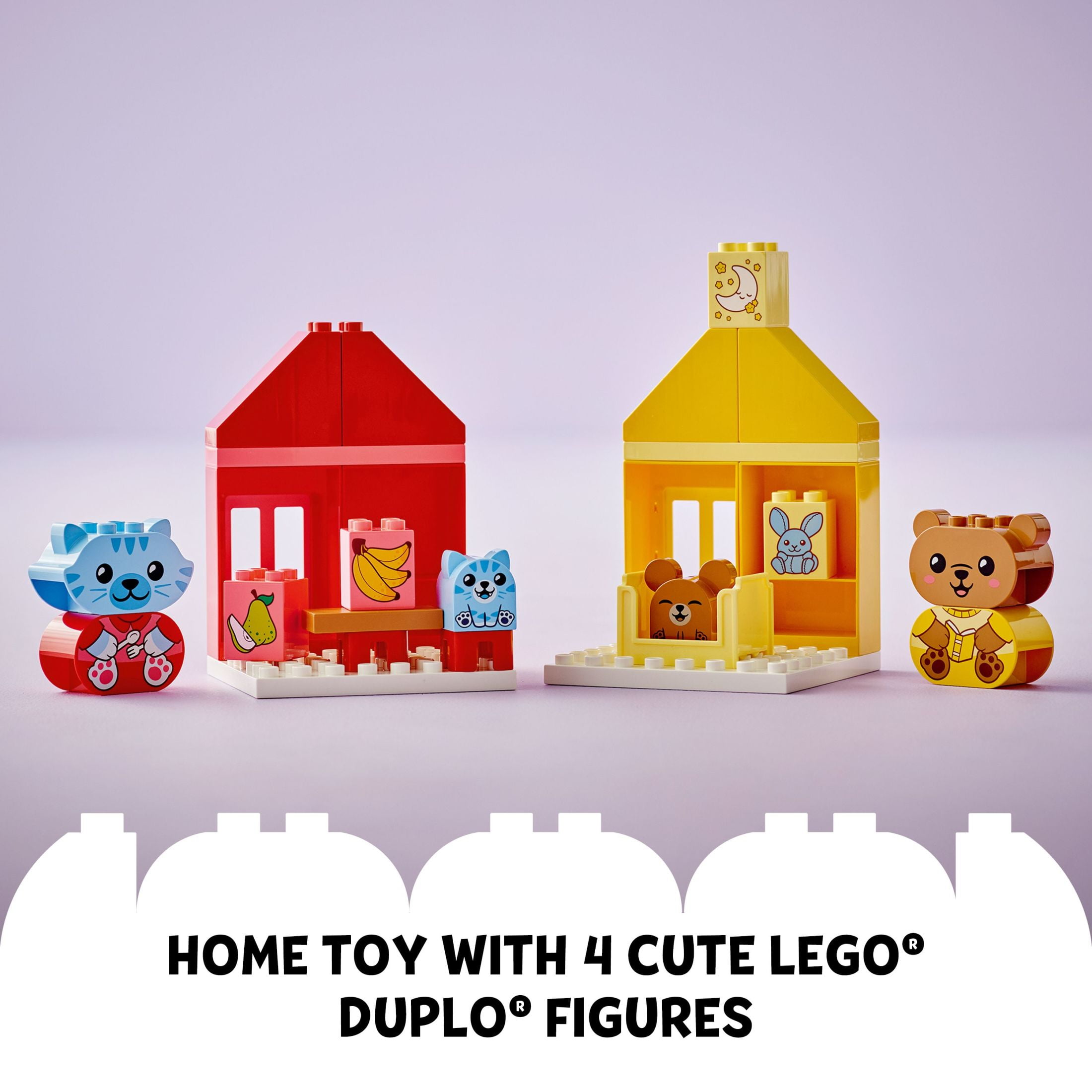Free Shipping LEGO DUPLO My First Daily Routines Eating Bedtime Toy for Social and Emotional Roleplay Animal Toys Gift for Preschool Kids Ages 18 Months and Up Helps Toddlers Explore Feelings