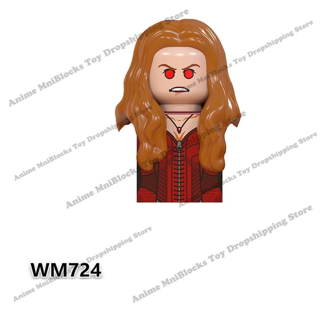 WM bloques Disney Anime ladrillos héroes Mini figuras de juguete de acción bloques de construcción ensamblar modelo juguetes muñecas cumpleaños niños regalos Dengxun unisex