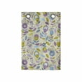 thumbnail image 1 of Floral Hanging Pocket Organizer, Surreal Funny Flowers and Leaves Swirls Spirals Streaks, Printed Polyester Storage Bag with Pockets, 14" x 20", Pale Lilac Khaki, 1 of 2