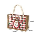 thumbnail image 4 of Pyaiiner Burlap Christmas Gift Bags Large Reusable Christmas Tote Bags, Durable Christmas Bags For New Year Shopping, Christmas Surprise, Christmas Party Supplies, 4 of 5