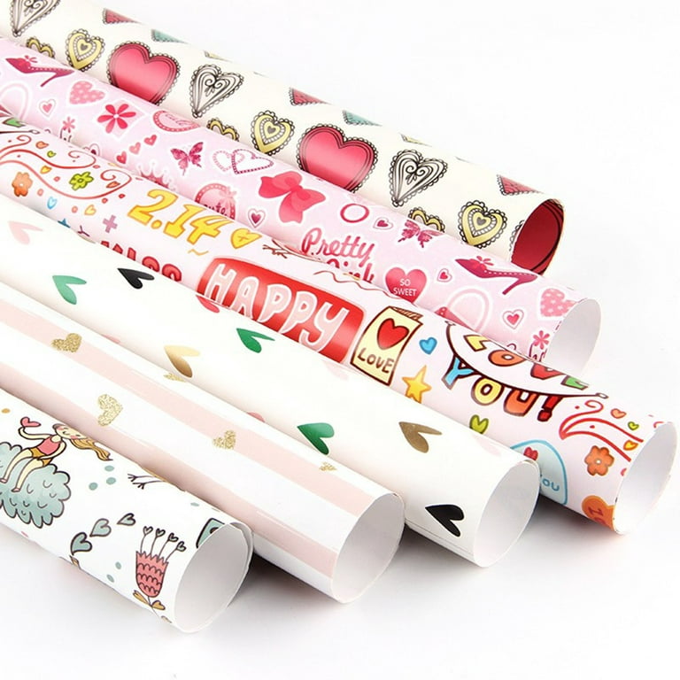 50x70cm Colorful Gift Wrapping Paper Roll for Wedding Kids