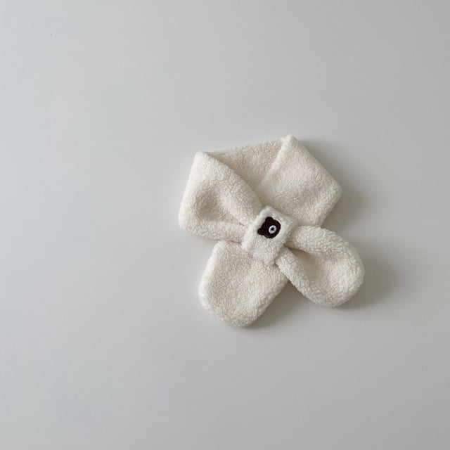 Bufanda de otoño para niños, guantes de oso de dibujos animados de invierno, bufanda para bebés para niños y niñas