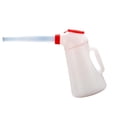 thumbnail image 1 of koolsoo Oil Measuring Container Oil Pot Container with Lid Measuring Sturdy Oil Pot Leakproof with Long Spout Oil Jug for Motorcycle 3L, 1 of 9