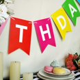 thumbnail image 4 of Letjolt Cartel De Feliz Cumpleaños Banderines De Fiesta Letreros Coloridos Para Decoraciones De Cumpleaños De Arco Iris Decoración Colgante De Guardería 13 Piezas, 4 of 5