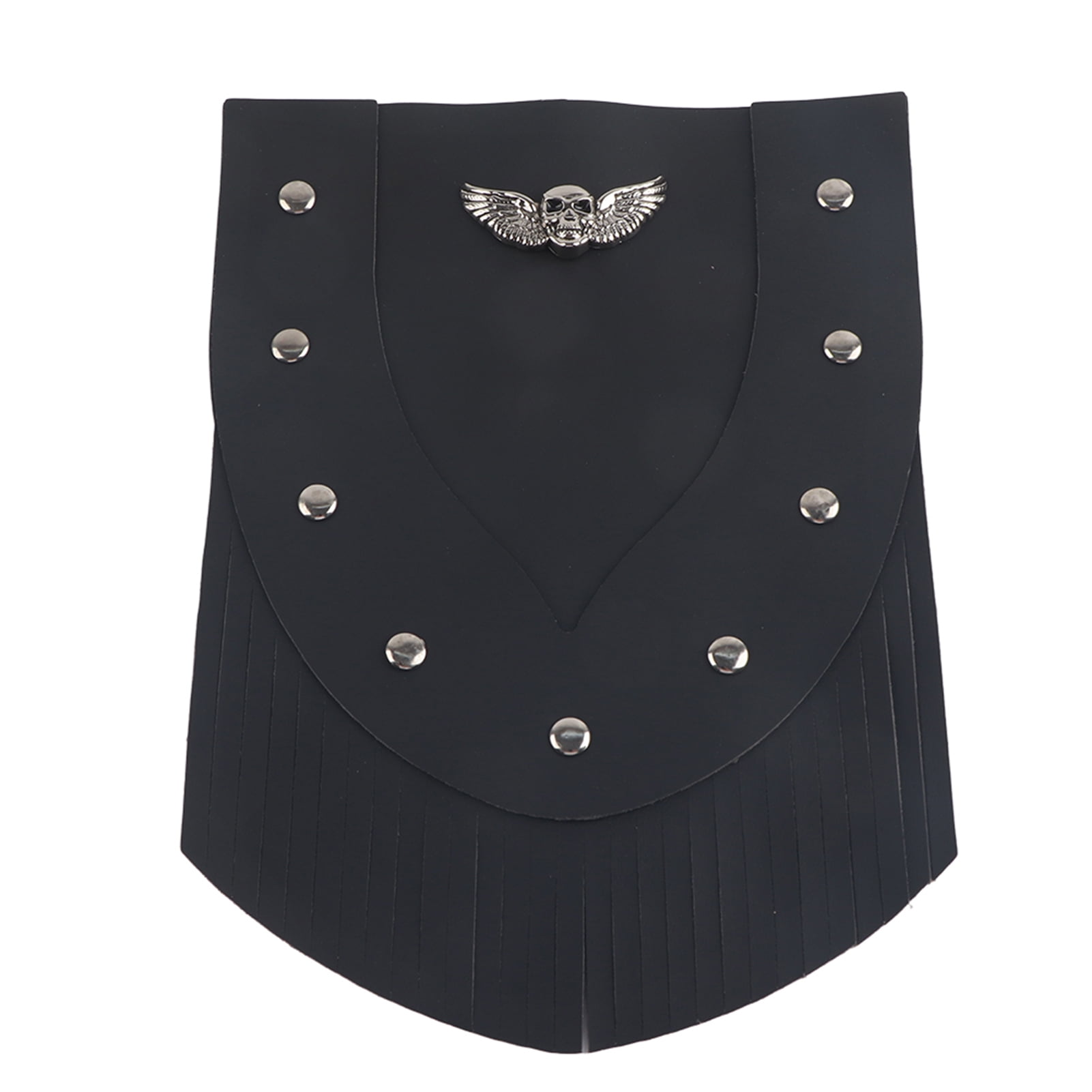 Guardabarros delantero para motocicleta, guardabarros delantero para motocicleta con borla, accesorios de modificacin de motocicleta, protector contra salpicaduras(barba larga negra)