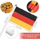 thumbnail image 2 of YanonmyfdWorld Cup Handheld Flags, 48 Countries International Stick Flags with Plastic White Pole for World Cup Decorations 2026- Double Sided Polyester Fabric Small Flag on Stick for Olympic Party, 2 of 12