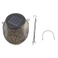 thumbnail image 2 of Hanging Solar Lantern, Metal Waterproof Solar Powered Intelligent Light Sensing System Hollow Out Solar Lantern  for Garden, 2 of 8
