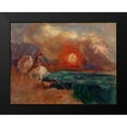 thumbnail image 2 of Redon, Odilon 18x15 Black Modern Framed Museum Art Print Titled - Saint George and the Dragon, 2 of 5