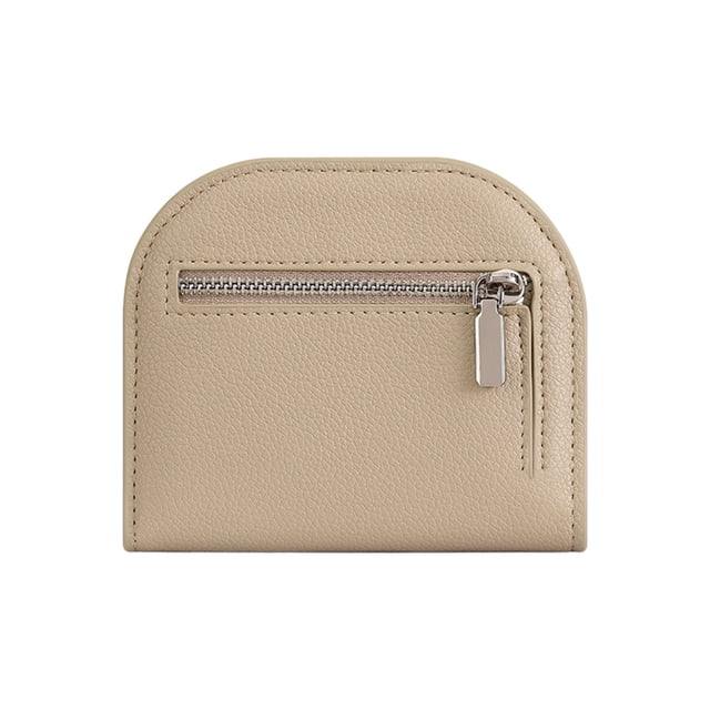 Yhmxh Organizadores y almacenamiento Monedero mini semicircular de color liso para mujer, tarjetero multiranura de alta gama Almacenamiento de ducha Almacenamiento de juguetes