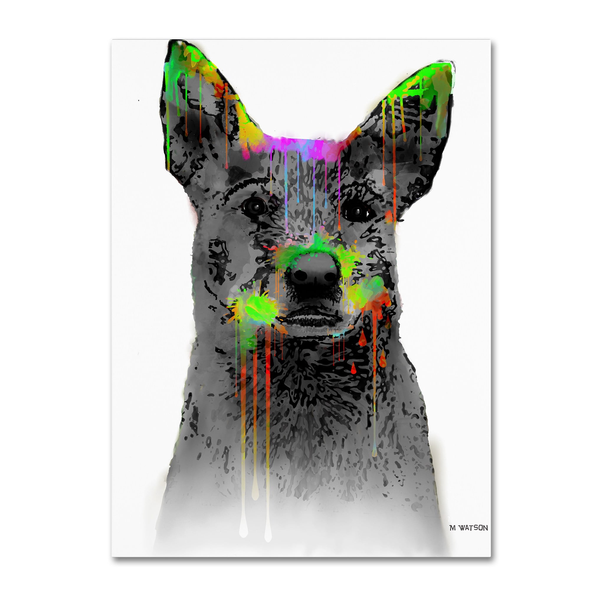 Marlene Watson "Cattle Dog" Canvas Art