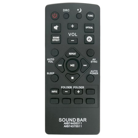 New AKB74375511 AKB74435311 Replace Remote for LG Sound Bar HS7 HS8 HS9 LAD350H