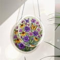 thumbnail image 5 of Beautynvta Acrylic Puzzle Suncatcher Window Hanging, 83 Pieces Sun Catcher Acrylic Puzzles, DIY Suncatchers Puzzles, Home & Garden Decor, 7.9'', (Butterfly Flowers), 5 of 9