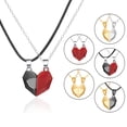 thumbnail image 7 of Style: Couple jewelry Material: rope and alloy Size: adjustable Pendant: about 2x1cm / 0.8x0.4" Chain length: about 60 cm/24 inches, 7 of 7