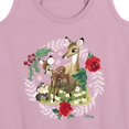 thumbnail image 3 of Disney Bambi - Christmas - Family In The Forest - Women's Racerback Tank Top, 3 of 5