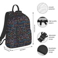 thumbnail image 4 of Daiia Function Source Code1 School Backpack for Men and Women Lightweight Backpack Durable Backpack Water-Resistant,Travel,Work Bag, 4 of 9