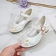 thumbnail image 4 of Zapatos de princesa para niñas, zapatos de tacón alto para primavera para niños, zapatos de escenario, zapatos grandes de cuero con cristales para niños, zapatos de una sola capa, 4 of 5