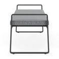 thumbnail image 5 of Gansett Reception Waiting Room Steel 3-Seat Bench / Charcoal Steel / Gray, 5 of 5