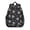 Alien UFO Black, variant on Alien Head Black Pattern Backpack for School, Cute School Bag with Adjustable Shoulder Straps and Padded Back, 15"x11.42"x5.5"