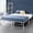 White, variant on 14in Queen Metal Bed Frame, Quick Assembly SmartBase® Mattress Foundation, Heavy Duty Sturdy Steel with No Box Spring Needed, Eco-Friendly Packaging, Black