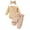 Khaki, variant on Erwazi Newborn Infant Girl Outfit Sets Rib Knit Romper Daisy Print Pants Headband Baby Clothes for Girls 0 3 6 12 18 24 Months