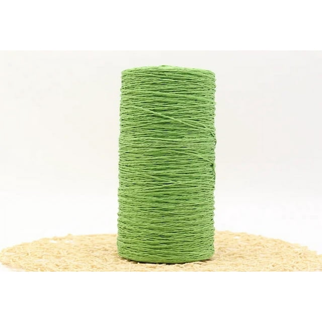 460g/lot Raffia Straw Yarn Handmade Knitting Summer Hat Bags Crocheting Yarn For Handcrafts Material