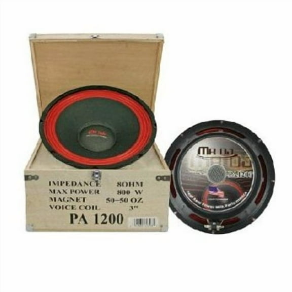 PA1200 12" Subwoofer, Black