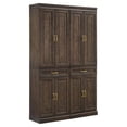 thumbnail image 1 of Crosley Furniture Stanton Ensemble de Rangement de Cuisine en Bois - Café (Ensemble de 2), 1 of 14