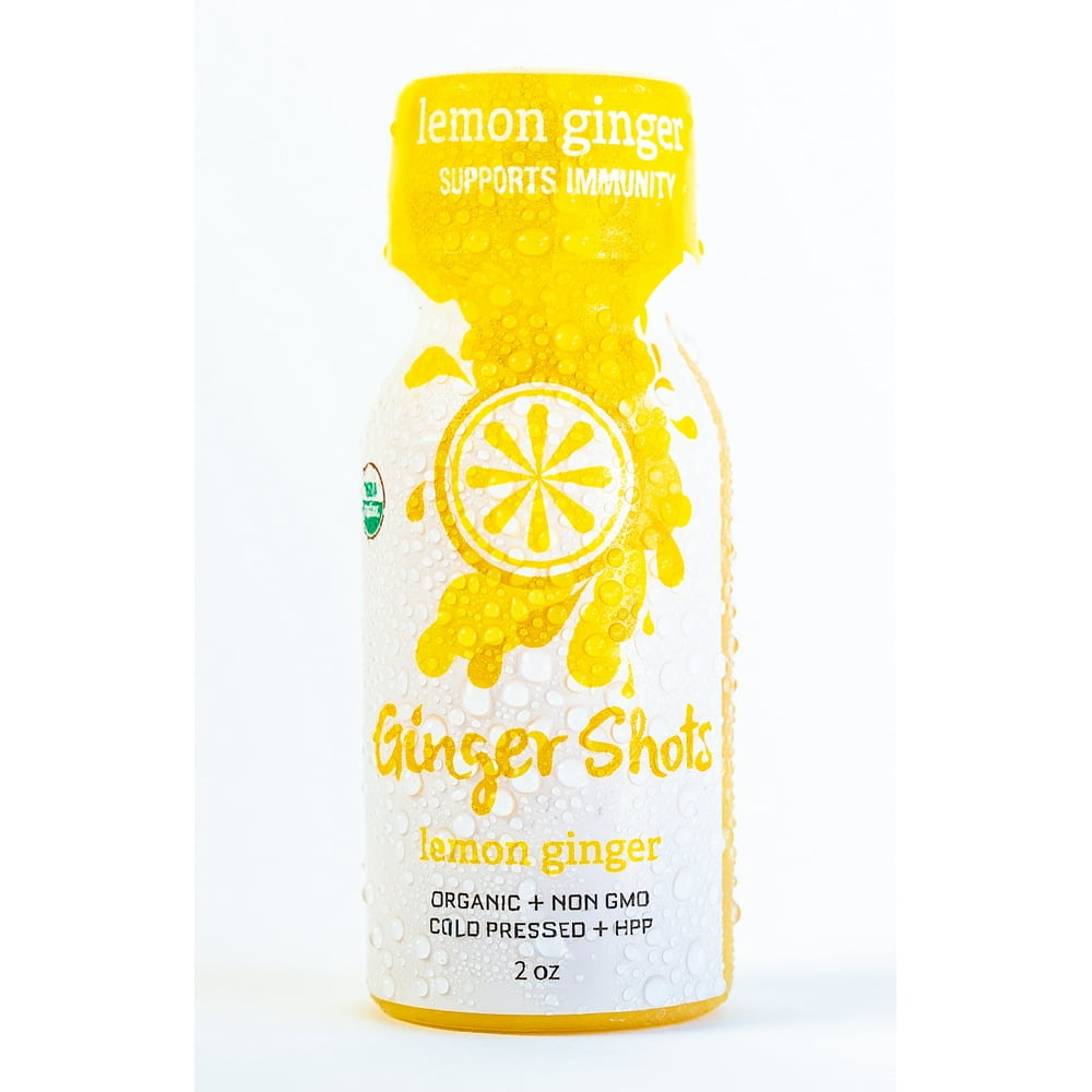 Organic Lemon Ginger Shots