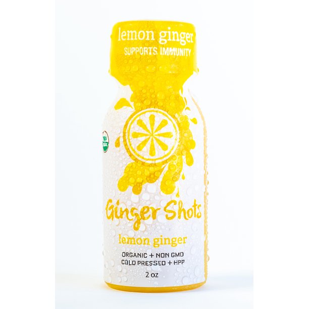 Organic Lemon Ginger Shots