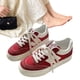 thumbnail image 5 of Zapatos Skate Con Punta Redonda Lona Cordones para Mujer Cómodos Viajes Al Aire Libre, 5 of 9