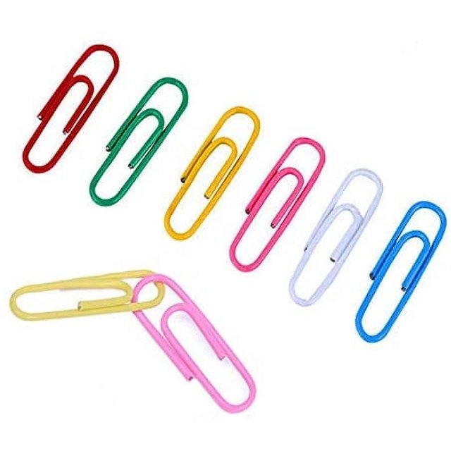 Mini sujetapapeles de 1 pulgada en colores surtidos, sujetapapeles recubiertos de color para archivos, papeles y material de oficina (paquete de 100)