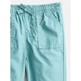 thumbnail image 2 of Wonder Nation Baby Girl Woven Joggers, Sizes 0-24 Months, 2 of 3
