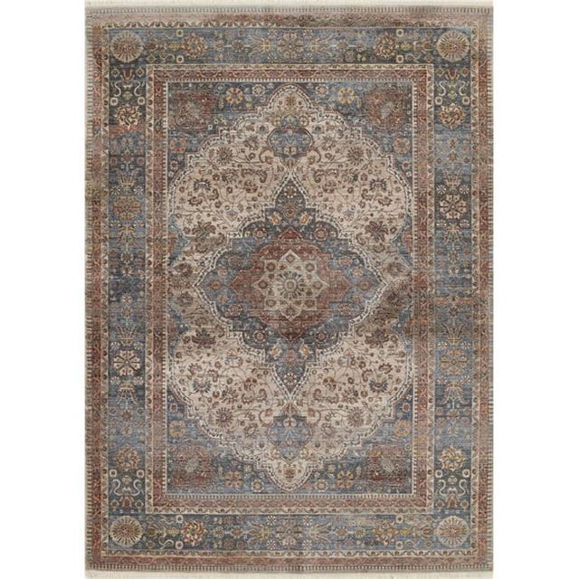 Momeni IZMIRIZ-06MTI2030 2 x 3 ft. Izmir Machine Made Traditional Rectangle Area Rug, Multi Color