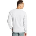 thumbnail image 3 of Hanes Long Sleeve Men T-Shirt 2-Pack Beefy-T Crewneck Soft Cotton Full Cut S-3XL, 3 of 3