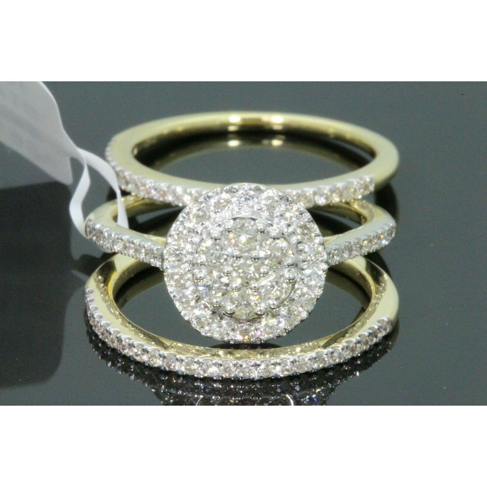  Wholesale  Diamonds 10K  YELLOW GOLD  1 16 CT WOMENS REAL 
