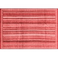 thumbnail image 1 of Ahgly Company Indoor Rectangle Abstract Red Modern Area Rugs, 4' x 6', 1 of 4
