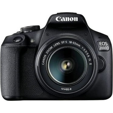 Canon EOS 2000D / Rebel T7 Cámara DSLR 24.1MP con Lente 18-55mm | Full HD 1080p, Ideal para Fotografía y Video