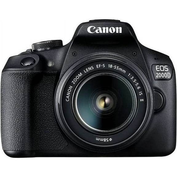 Canon EOS 2000D / Rebel T7 Cámara DSLR 24.1MP con Lente 18-55mm | Full HD 1080p, Ideal para Fotografía y Video