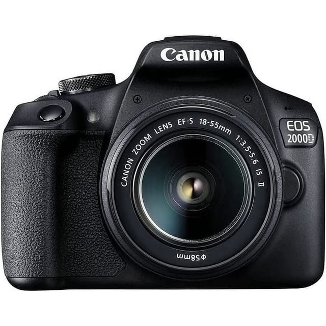 Canon EOS 2000D / Rebel T7 Cámara DSLR 24.1MP con Lente 18-55mm | Full HD 1080p, Ideal para Fotografía y Video