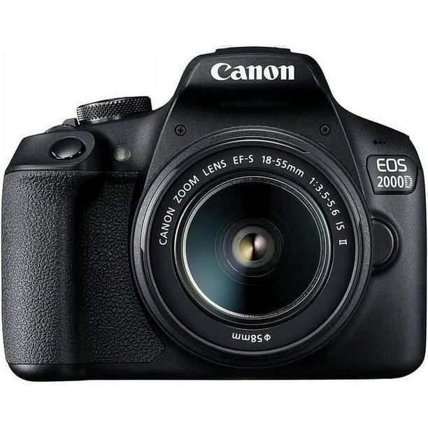 Canon EOS 2000D / Rebel T7 Cámara DSLR 24.1MP con Lente 18-55mm | Full HD 1080p, Ideal para Fotografía y Video