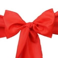 thumbnail image 4 of Efavormart 25 PCS RED Polyester Chair Sashes Tie Bows for Wedding Events Decor Chair Bow Sash Party Decor Supplies - 6x108", 4 of 6