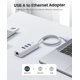 thumbnail image 2 of Hub USB Ethernet ORICO de 4 puertos USB 3.0 con Gigabit Ethernet, 2 of 6