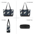 thumbnail image 6 of FORMRS Canvas Laptop Tote Bag for Women with 15.6" Computer Compartments Shoulder Handbag, Rocket Pattern, 6 of 7