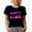 Navy Blue, variant on In October, We Wear Pink, Quote About Breast Cancer Awareness, Groovy Retro Wavy Text Merch Gift, Black T-Shirt, Small